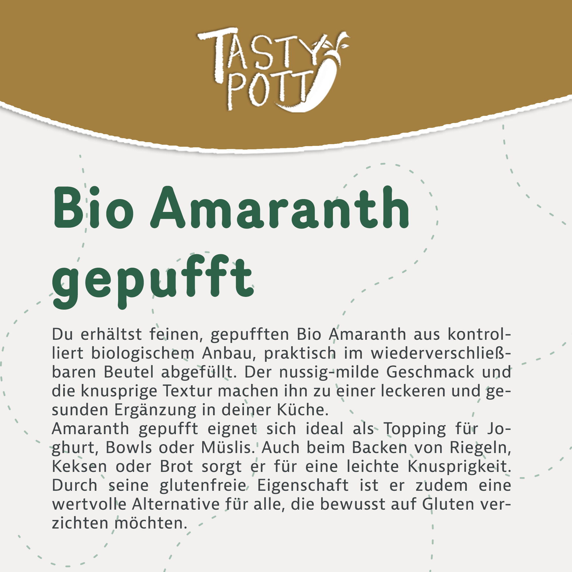 Bio Amaranth gepufft 700g