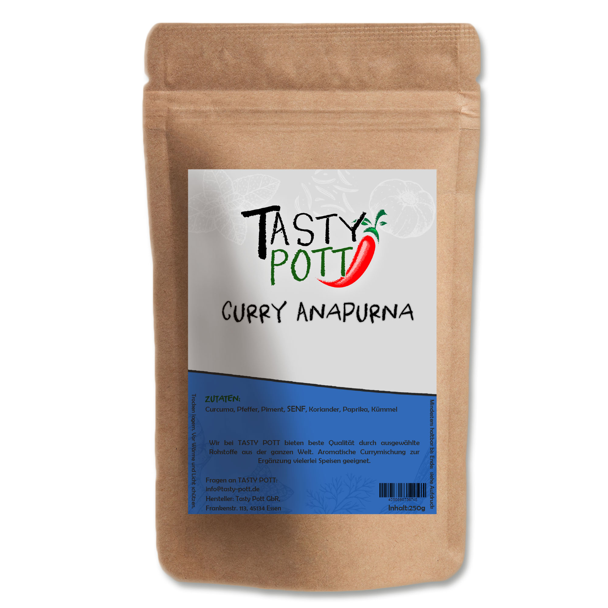 Tasty Pott Curry Anapurna 250g Beutel Tasty Pott Curry Anapurna 250g Beutel