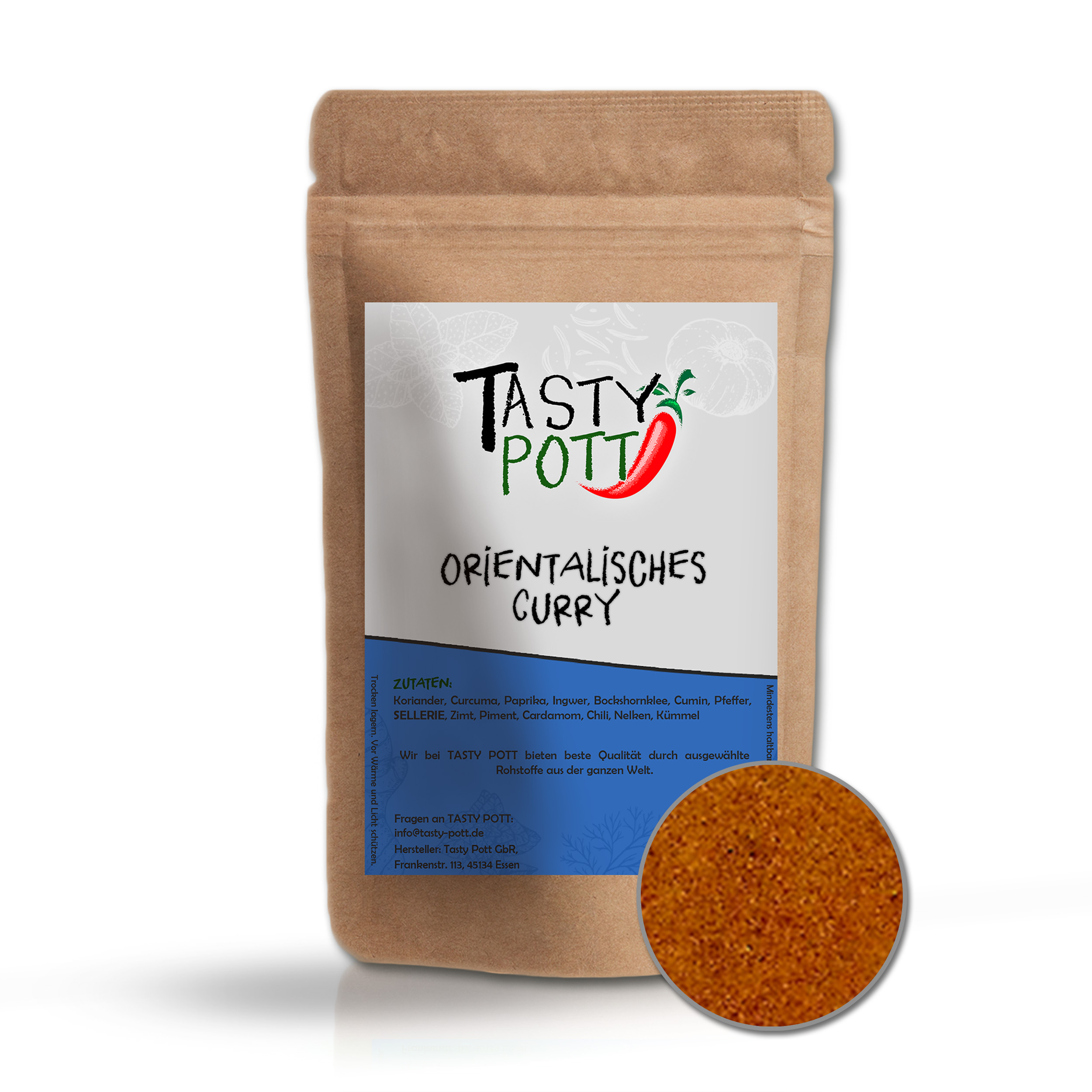 Bio Curry Pulver orientalisch 250g