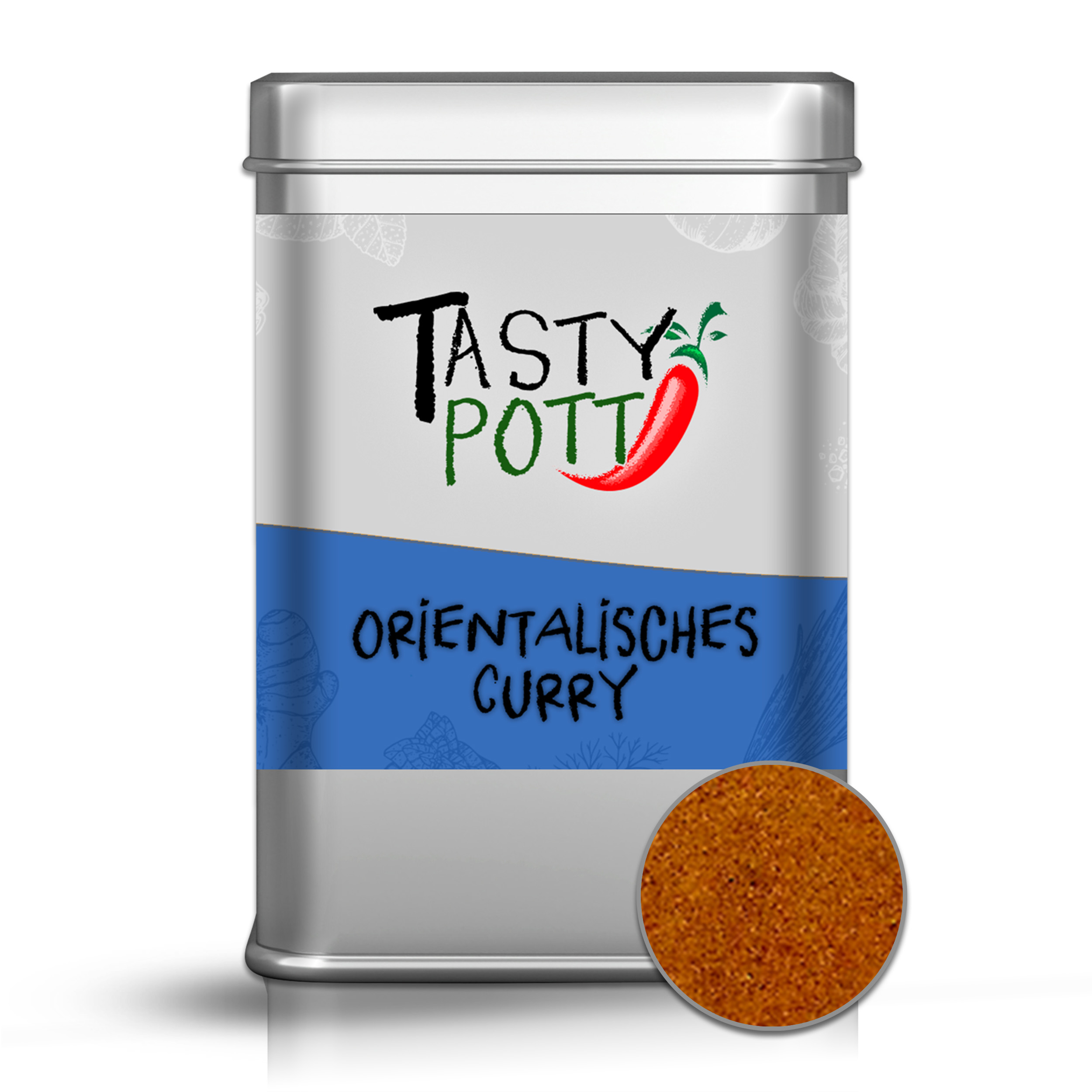 Orientalisches Curry -  Currymischung - 75g Dose von Tasty Pott