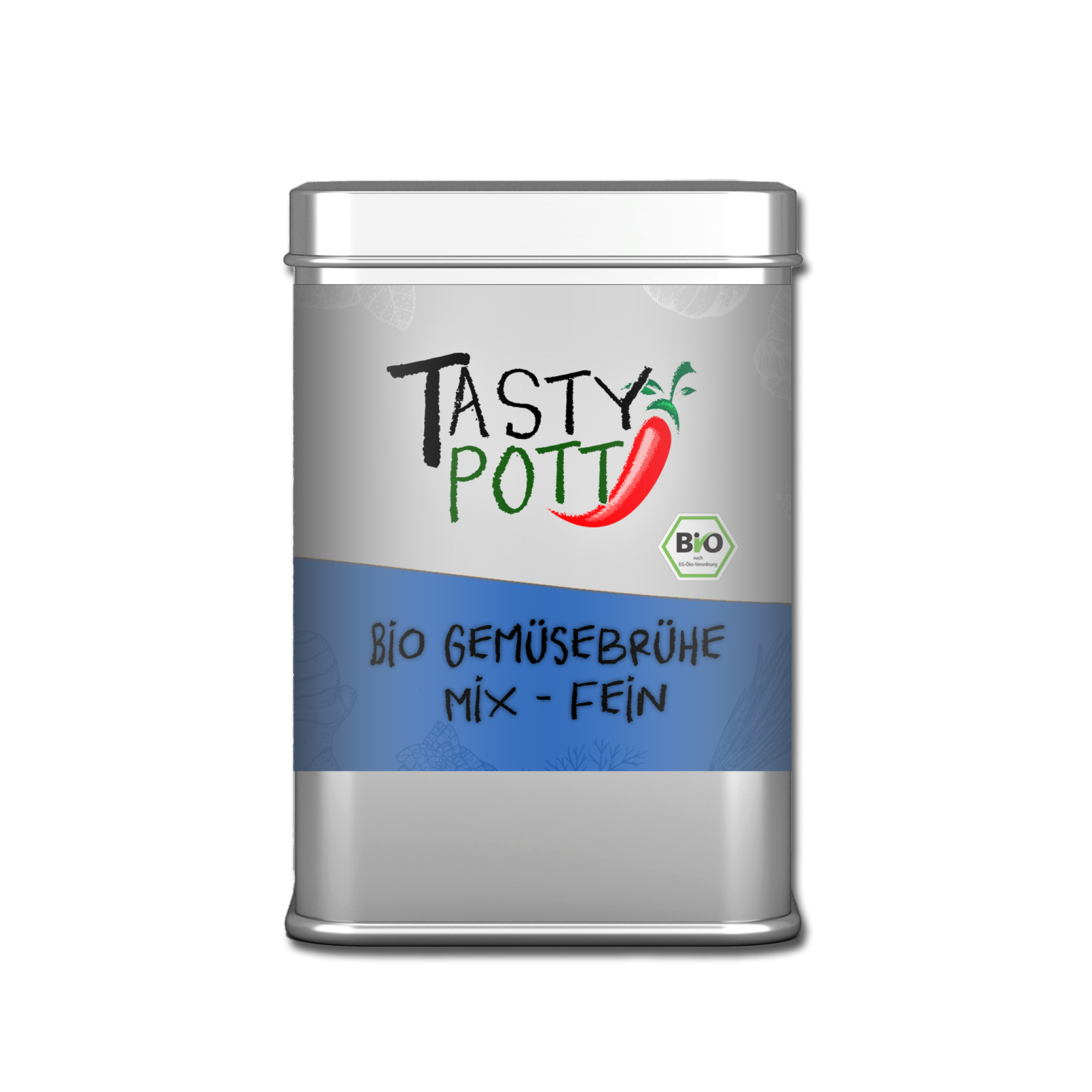 Bio Gemüsebrühe Mix - Brühe - 80g Dose Tasty Pott 