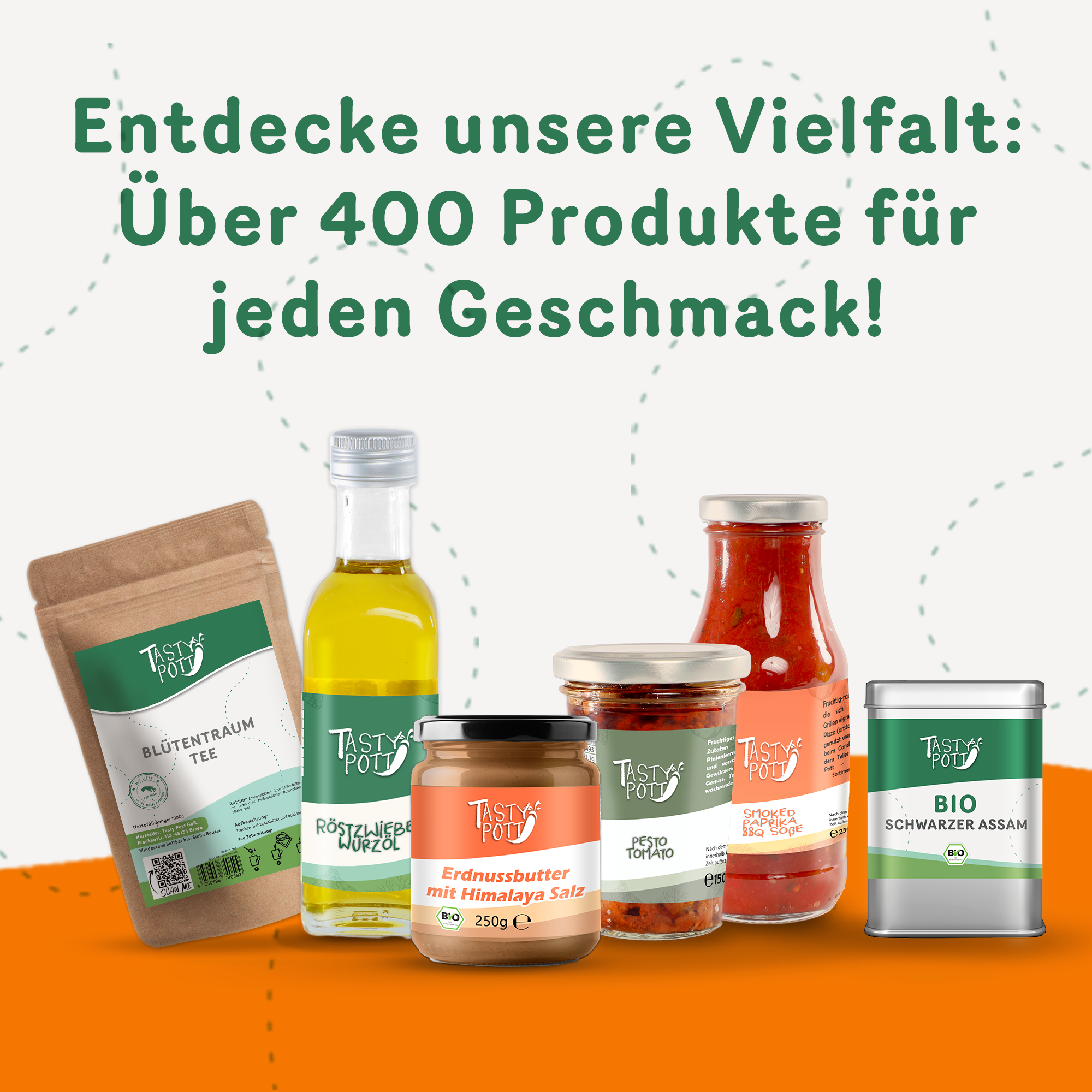 Tasty Pott Bio Azukibohnen ganz 1Kg