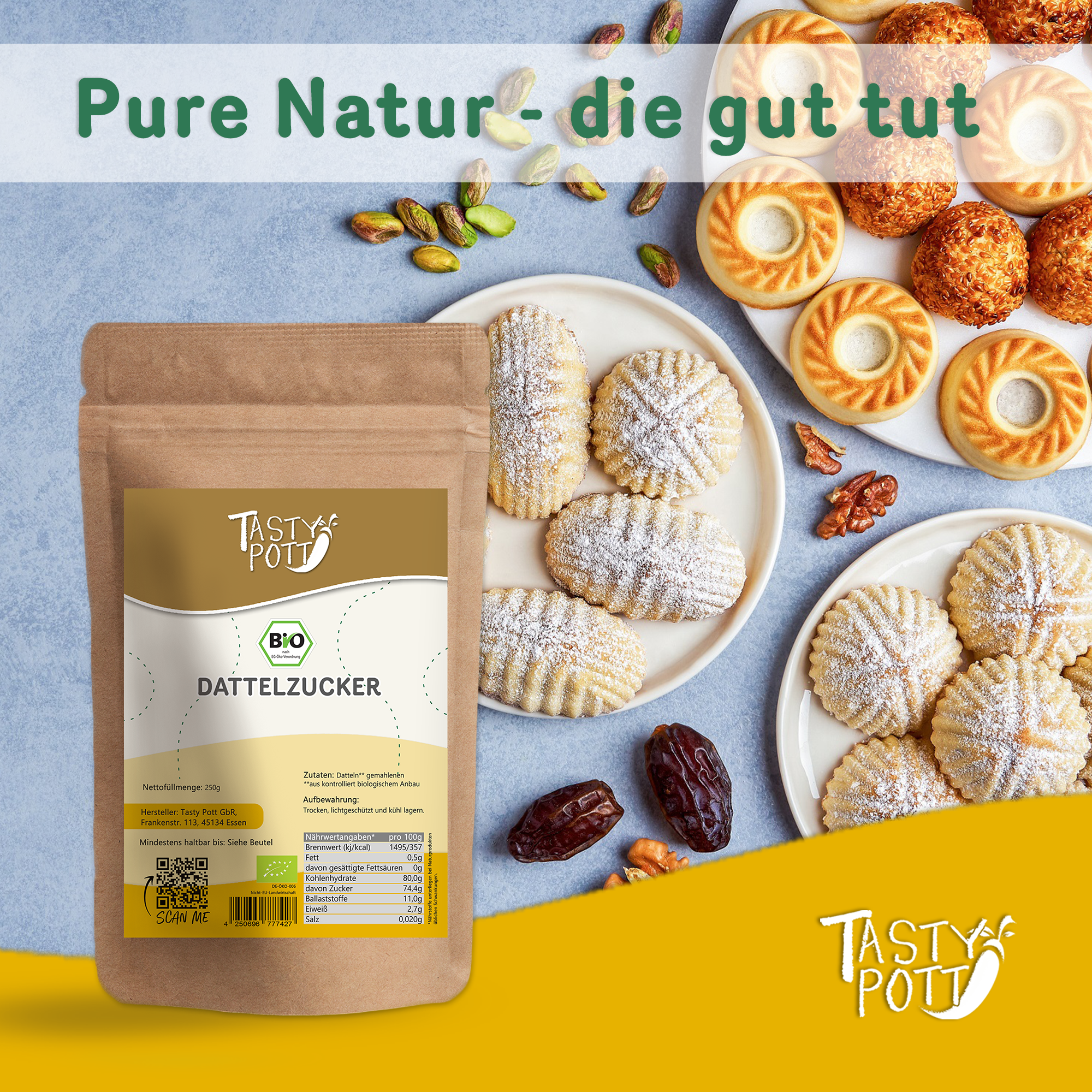 Bio Dattelzucker 1kg