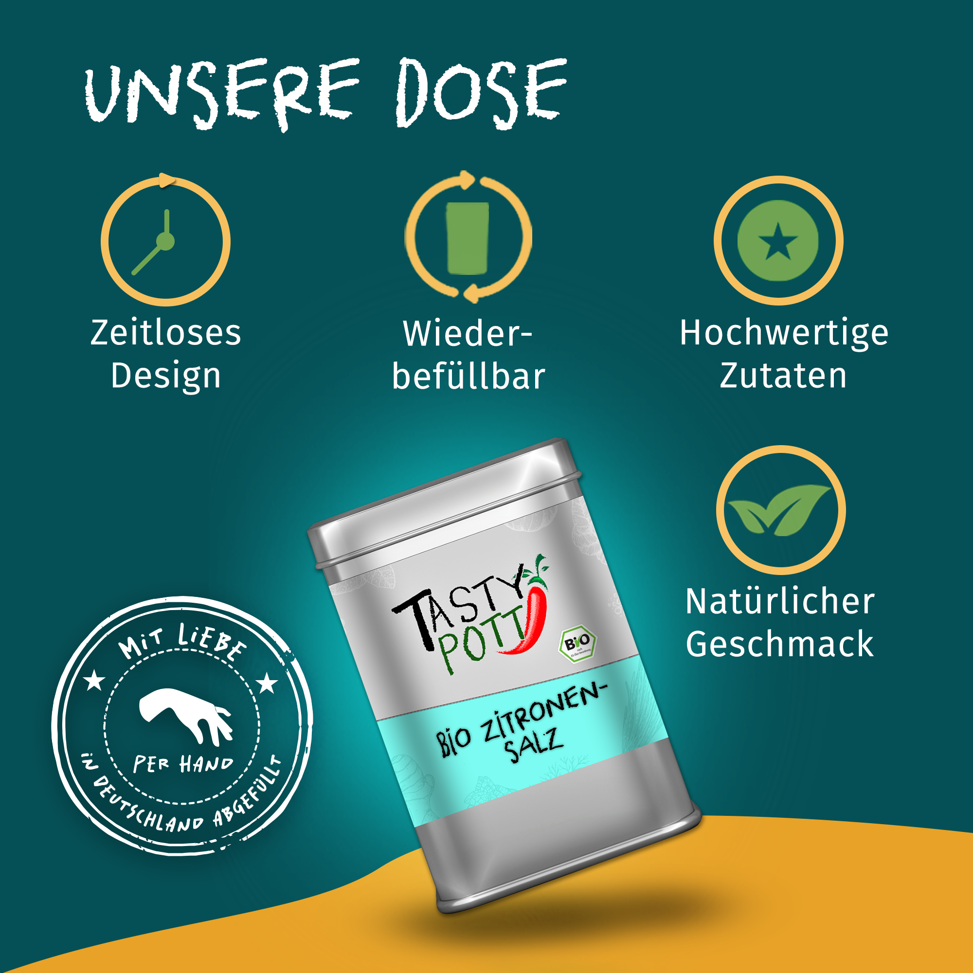 Bio Zitronensalz 100g