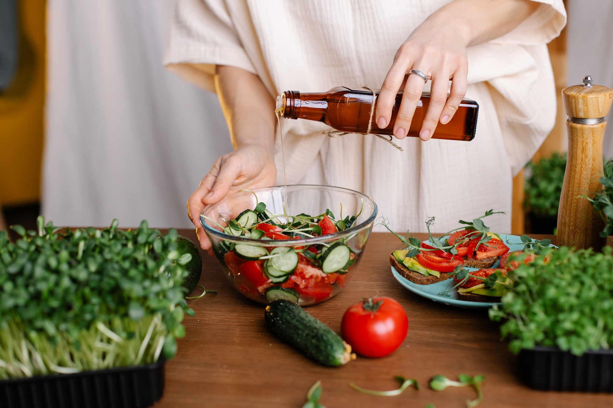 Traubenkernöl – Würzöl mit Bärlauch verfeinert – 100ml Flasche von Tasty Pott