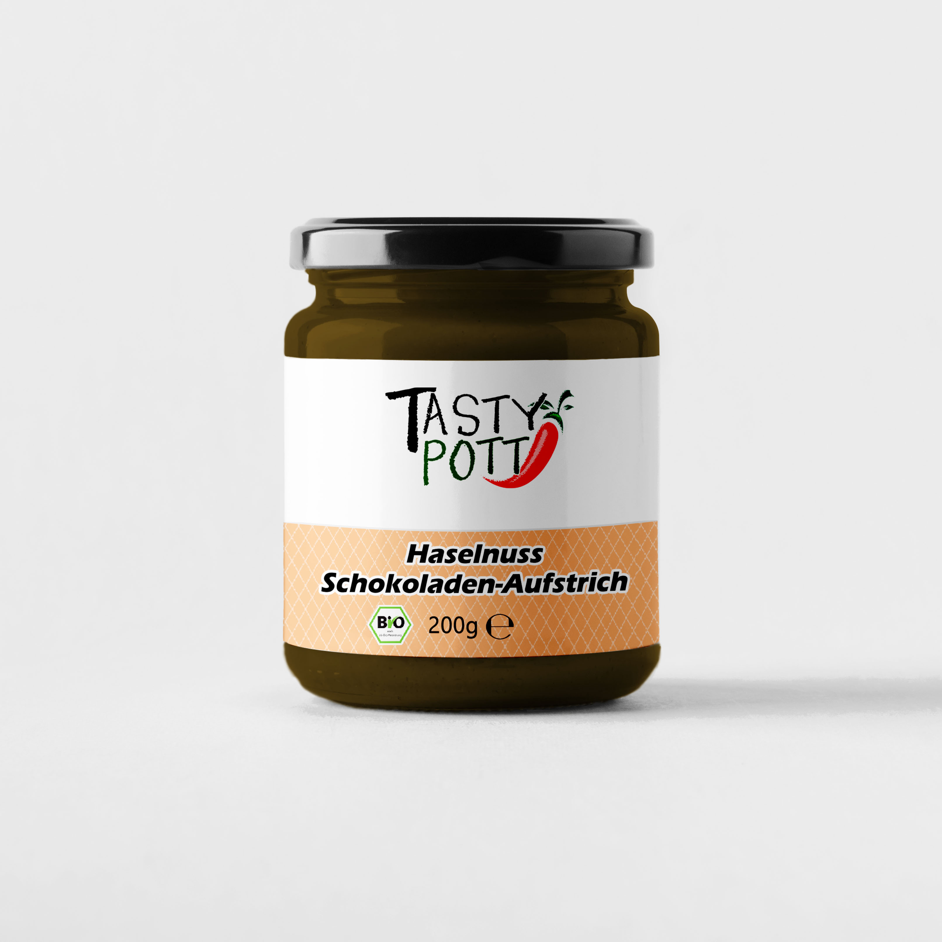 Haselnuss Schoko Aufstrich - mit Kakao - 200g Glas Tasty Pott 