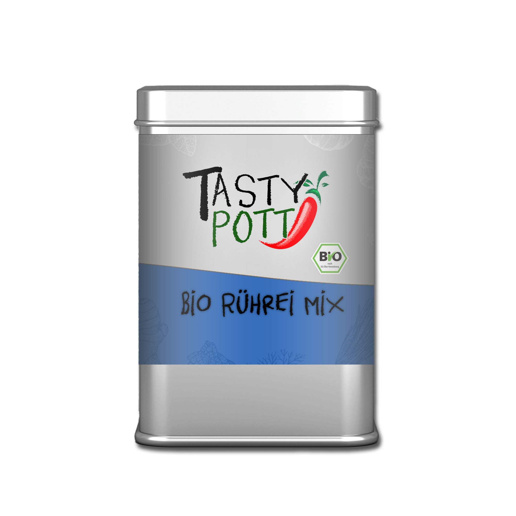 Bio Rührei Mix - Gewürzmischung - 80g Dose von Tasty Pott 