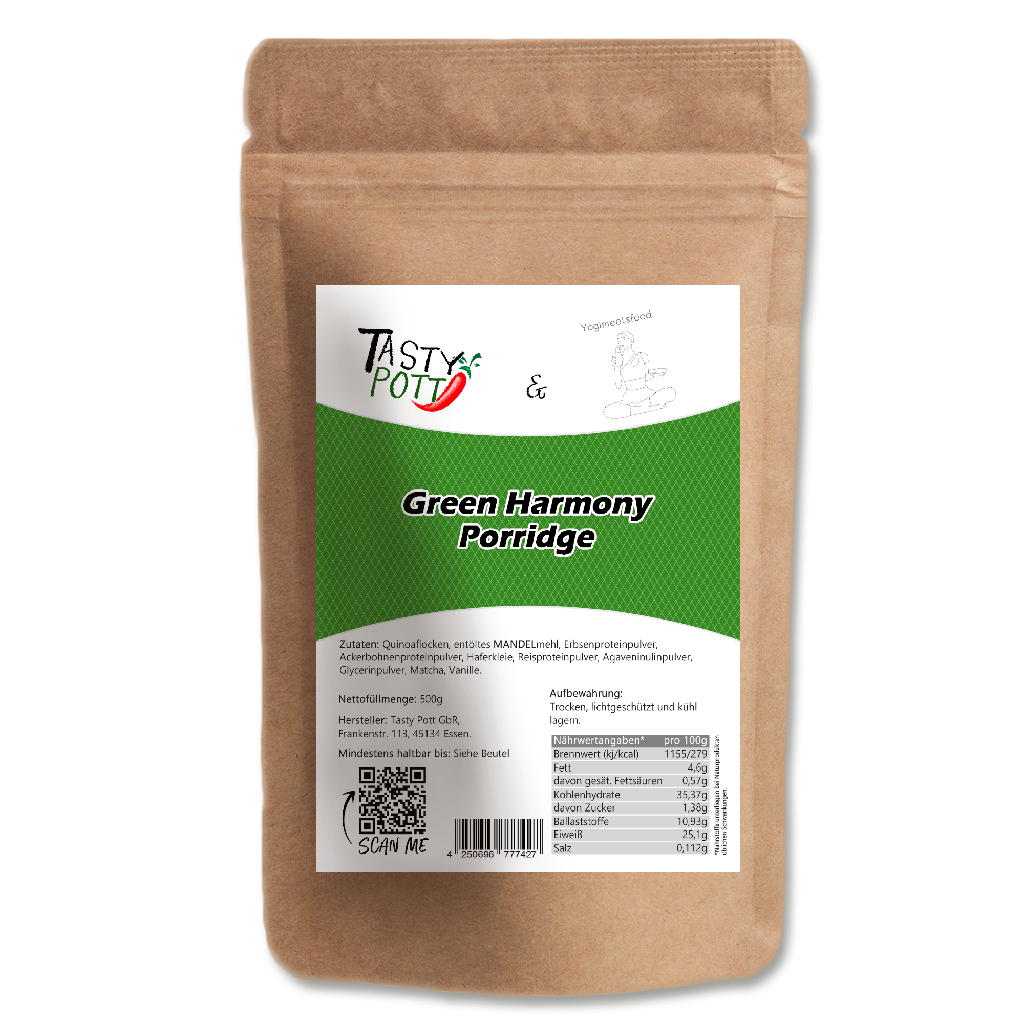 Tasty Pott Green Harmony Porridge Tasty Pott Green Harmony Porridge