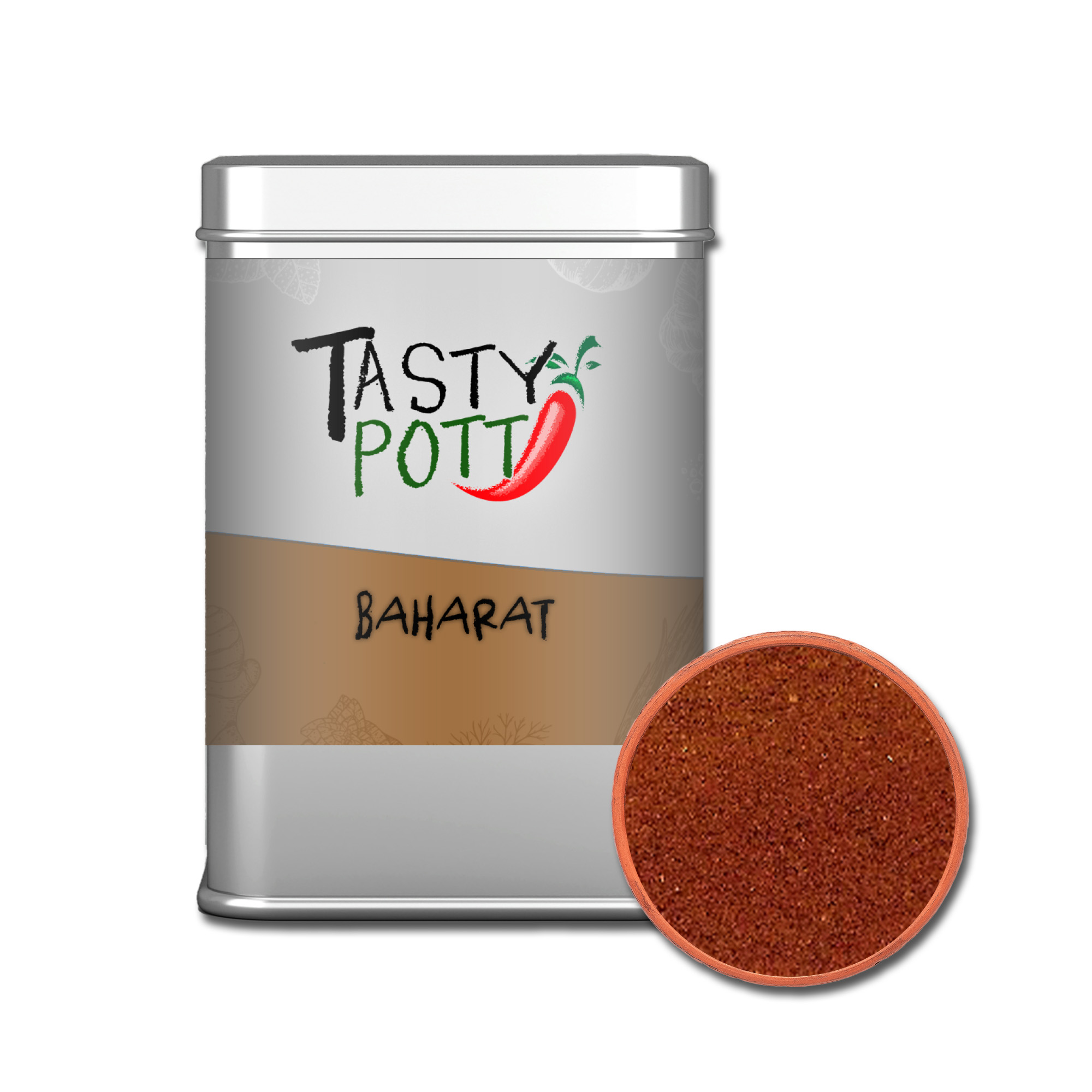 Baharat Gewürz - Orientalische arabische Gewürzmischung - 70 g Dose Tasty Pott Baharat Gewürz - Orientalische arabische Gewürzmischung - 70 g Dose Tasty Pott