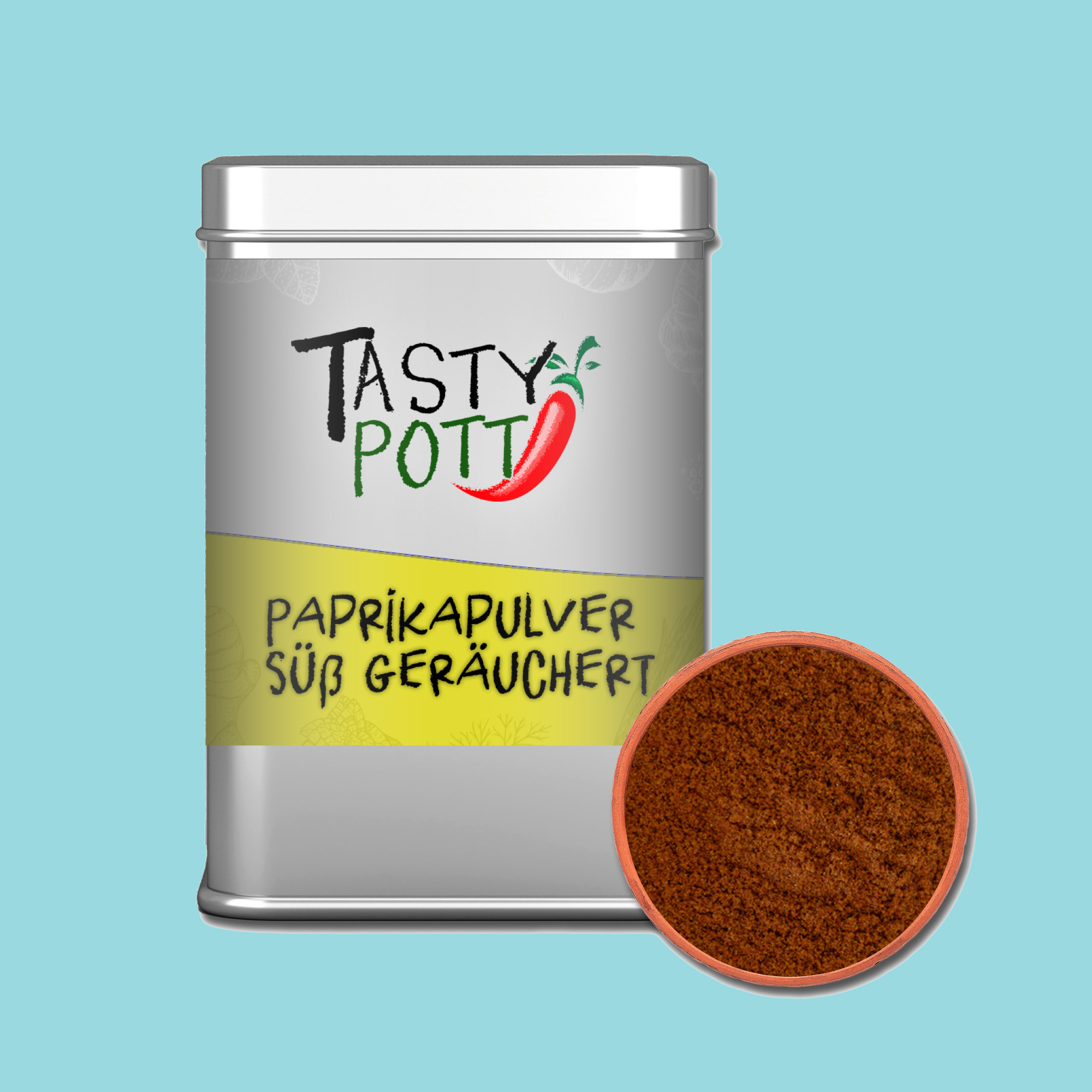 Paprika Pulver geräuchert - 100g Dose von Tasty Pott 
