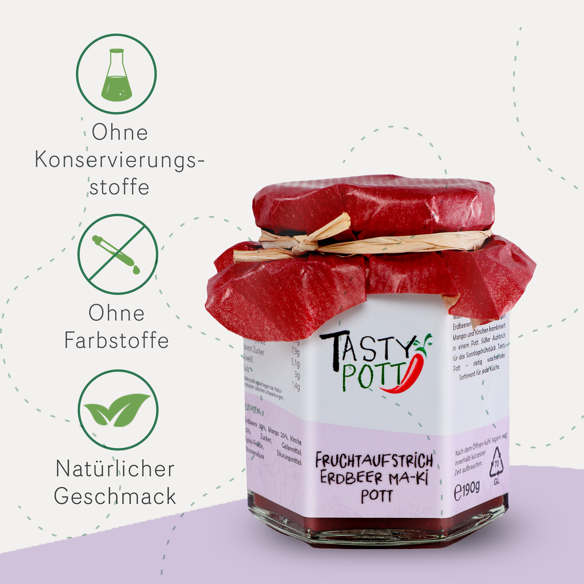 Tasty Pott Fruchtaufstrich Auswahl