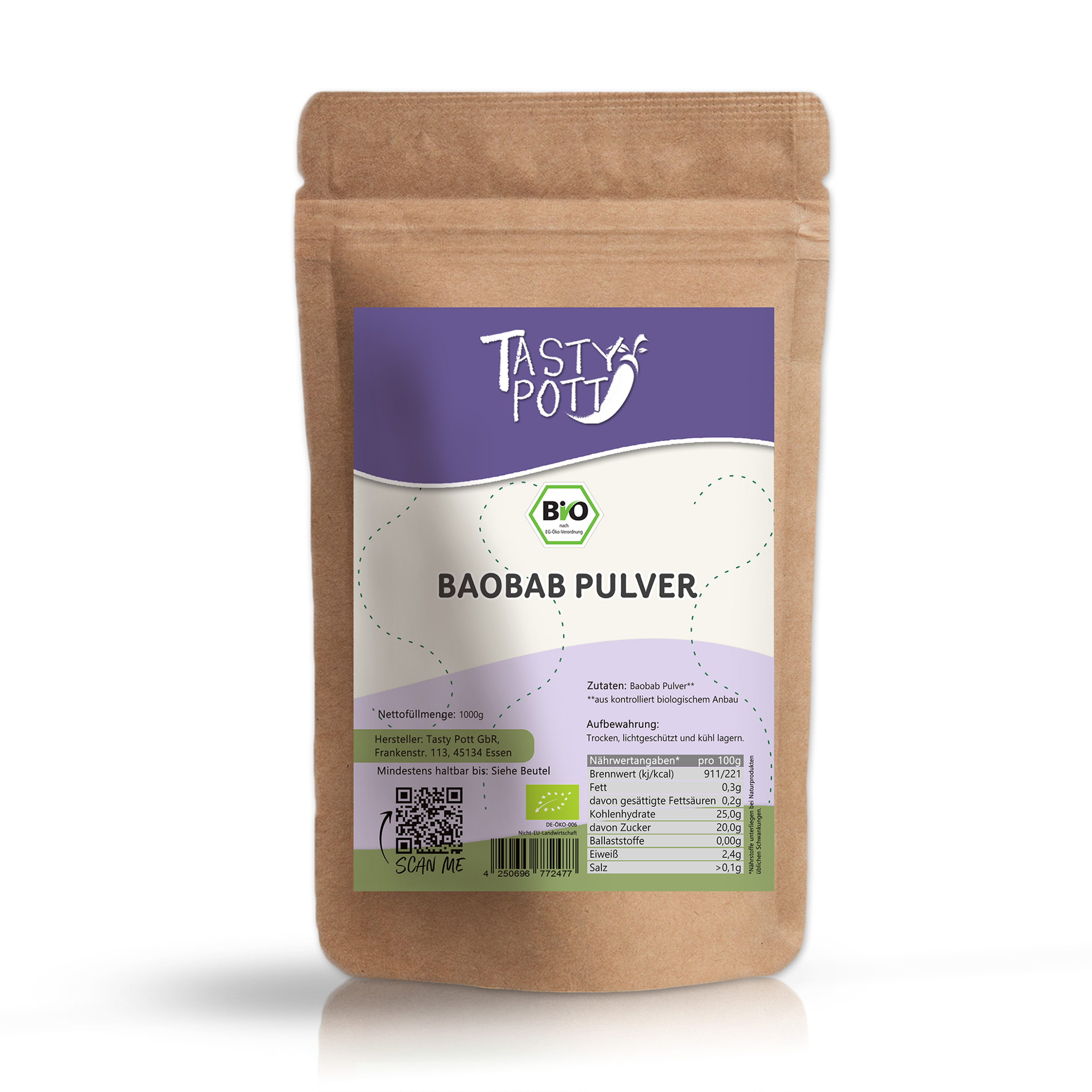 Bio Baobab Pulver 1kg