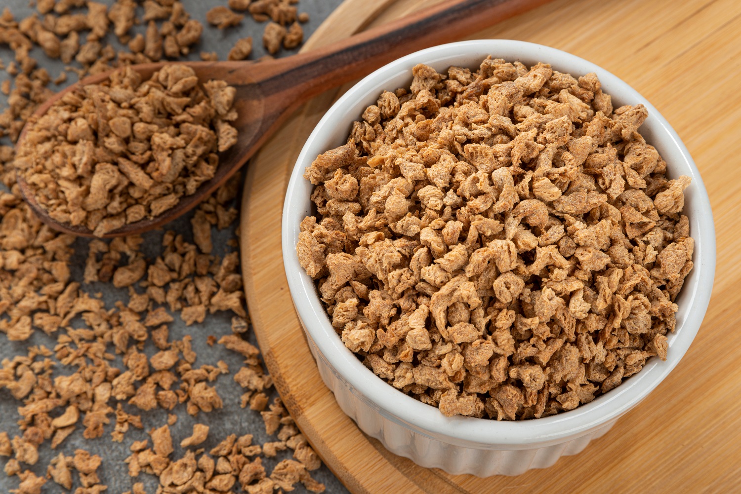 Soja Geschnetzeltes Fein | Bio Sojaschnetzel | 1 kg Beutel Tasty Pott