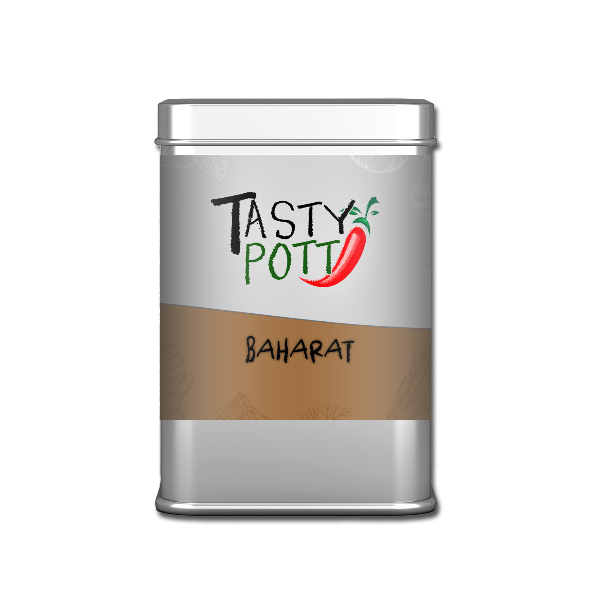Baharat Gewürz - Orientalische arabische Gewürzmischung - 70 g Dose Tasty Pott Baharat Gewürz - Orientalische arabische Gewürzmischung - 70 g Dose Tasty Pott