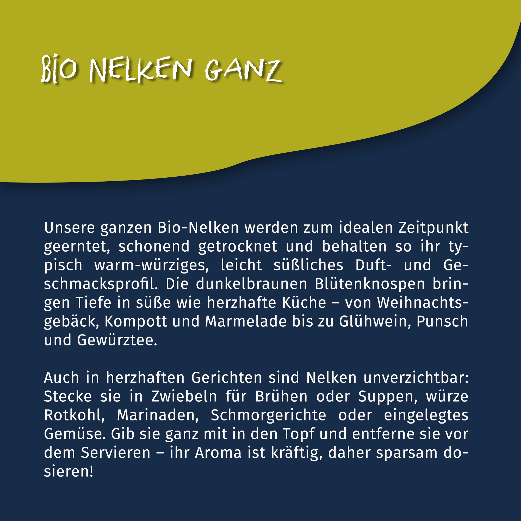 Nelken Gewürz - Bio Nelken ganz | 50 g Dose Tasty Pott