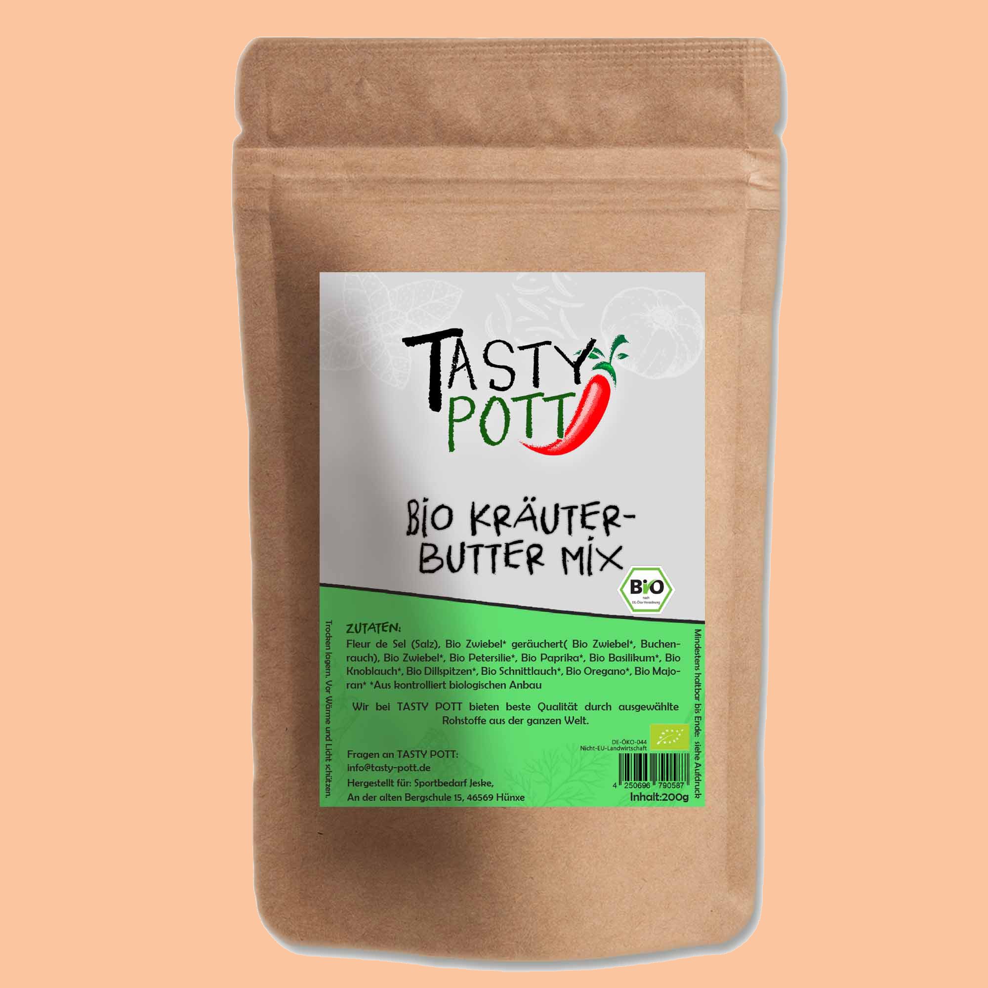 Bio Kräuterbutter Gewürzmischung - Beutel Tasty Pott