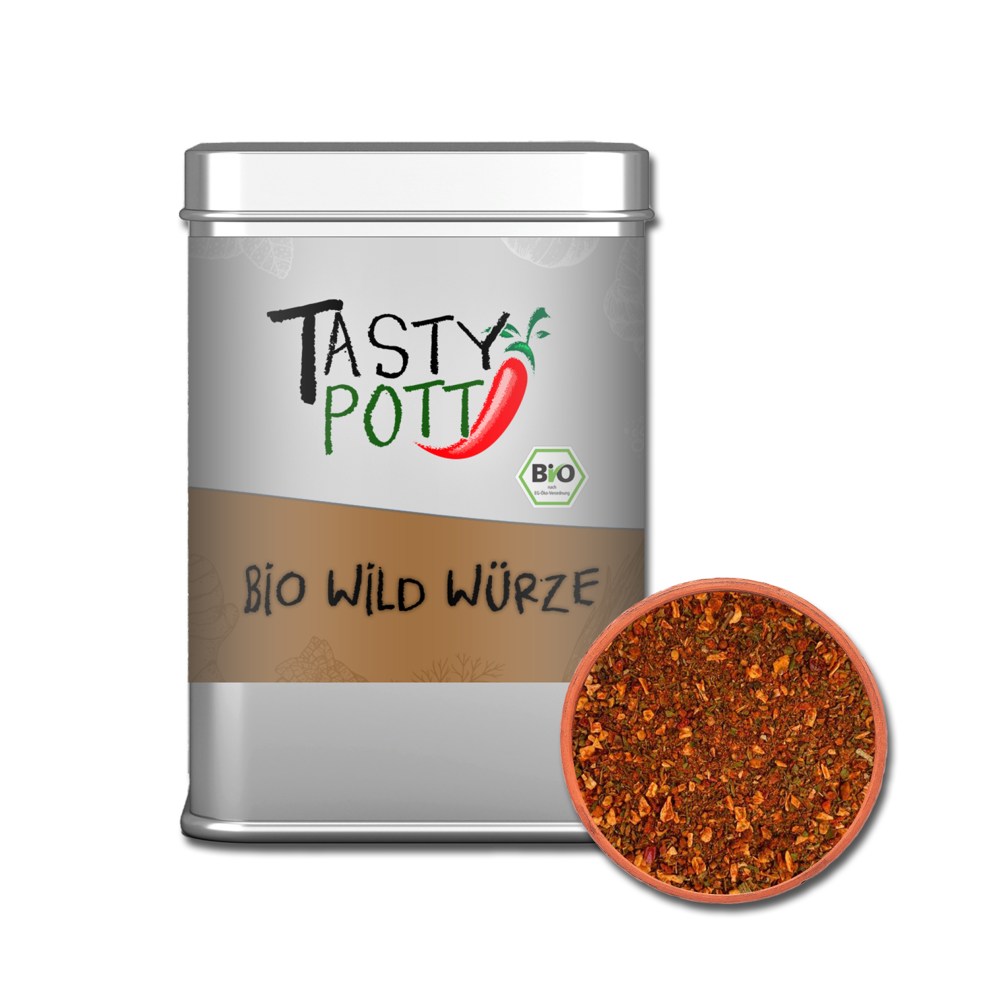 Tasty Pott Bio Wild Würze 100g Dose Tasty Pott Bio Wild Würze 100g Dose