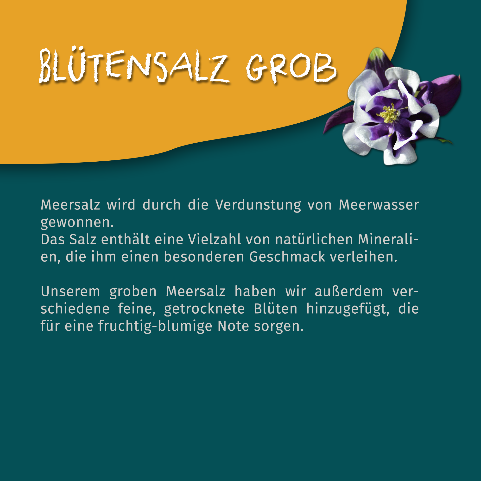 Grobes Blütensalz Salzmischung 100g