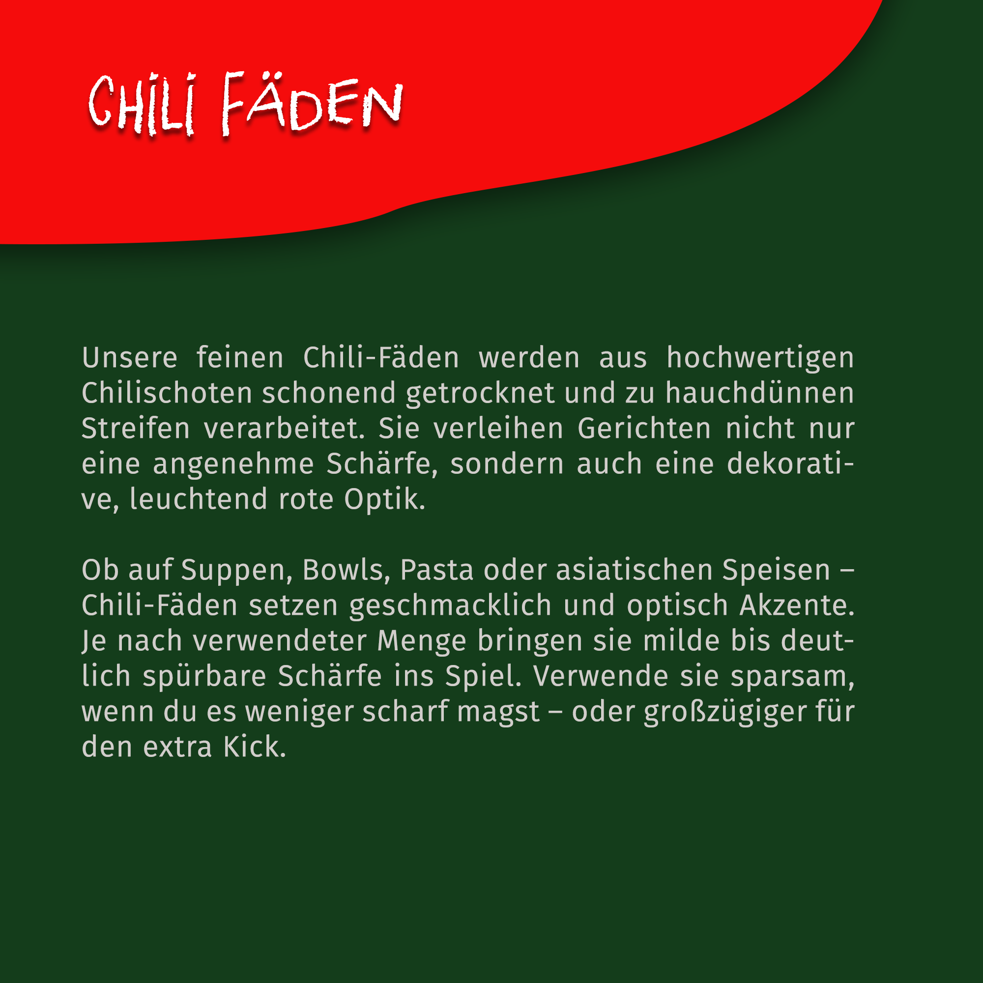 Tasty Pott Chili Fäden fein 10g Dose Tasty Pott Chili Fäden fein 10g Dose