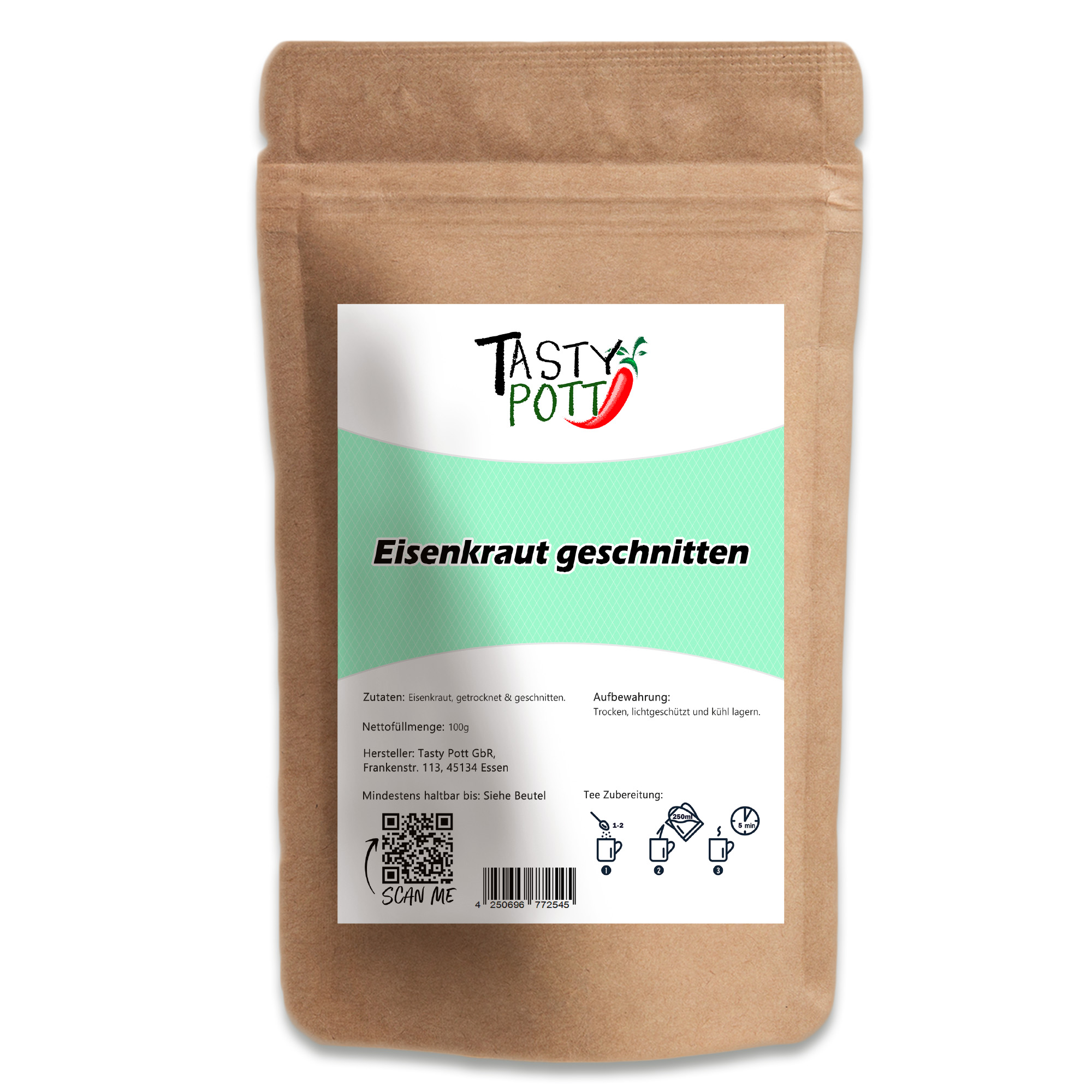 Eisenkraut geschnitten 100g Beutel