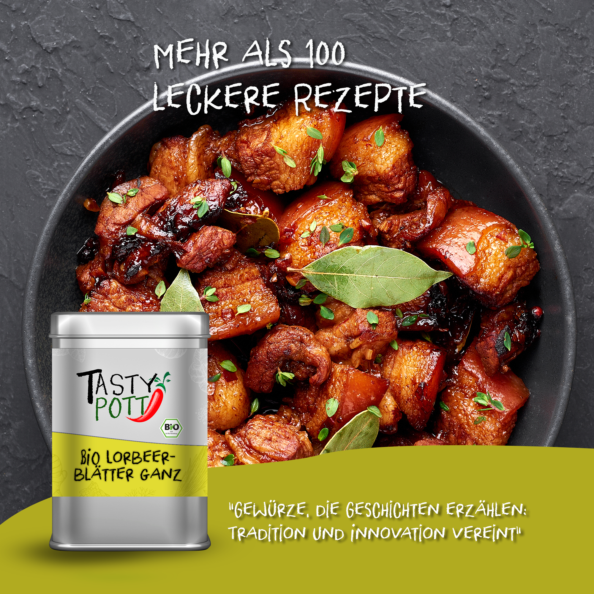 Bio Lorbeerblätter ganz - Getrocknete Lorbeerblätter - 3g Beutel von Tasty Pott Bio Lorbeerblätter ganz - Getrocknete Lorbeerblätter - 3g Beutel von Tasty Pott
