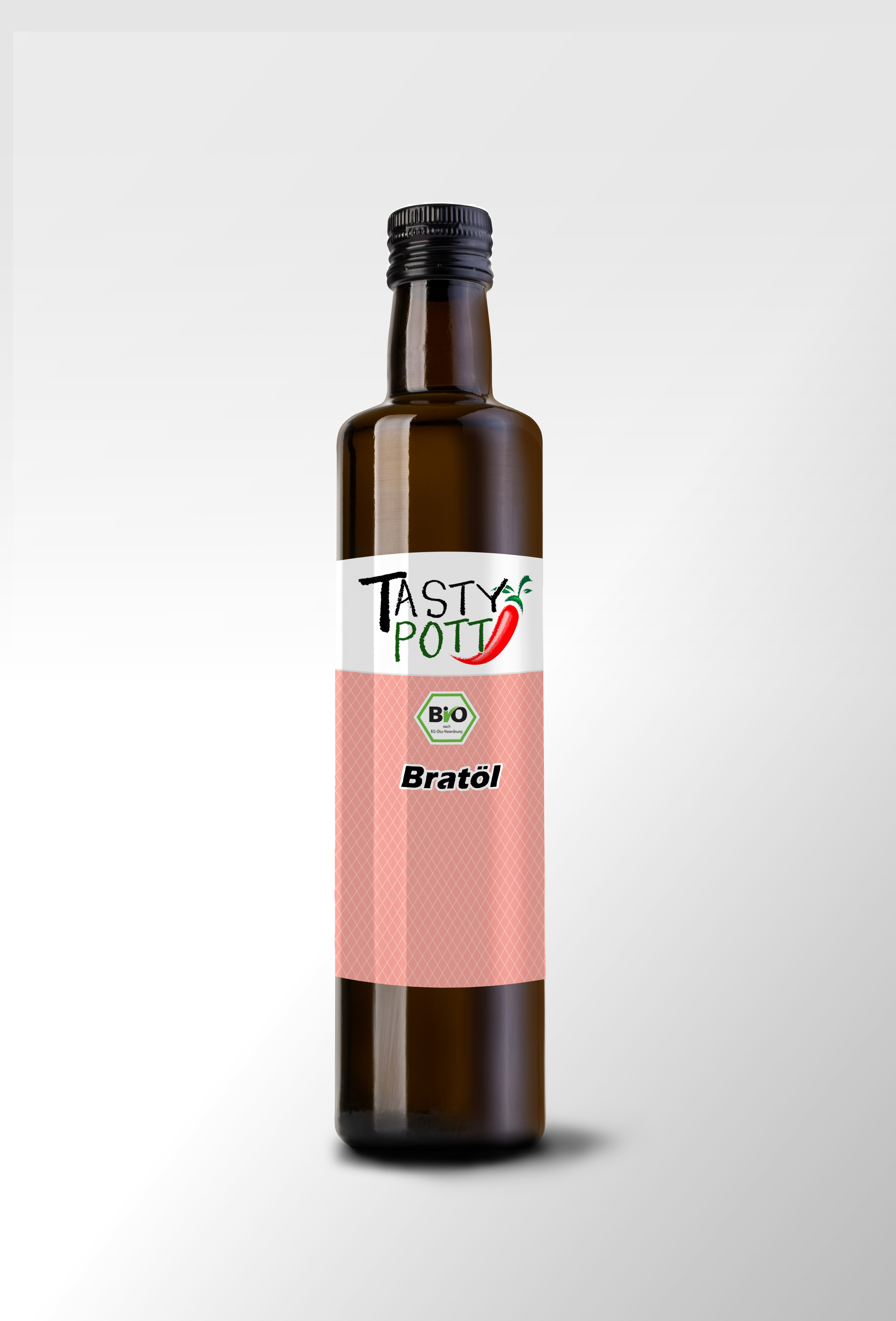 Bio Bratöl - Öl kaltgepresst - 0,5L Flasche von Tasty Pott 