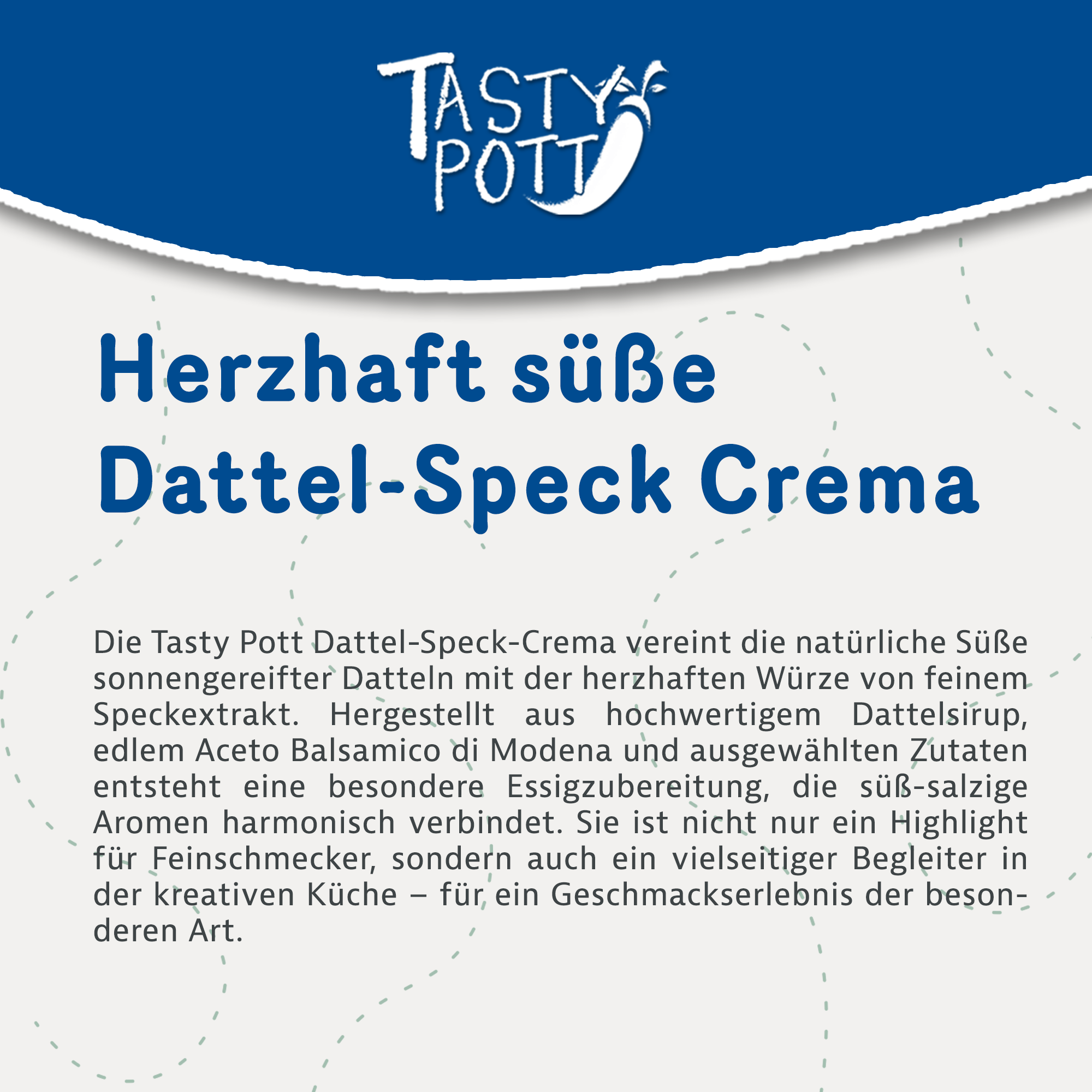 Dattel Speck Balsamico Crema 100ml