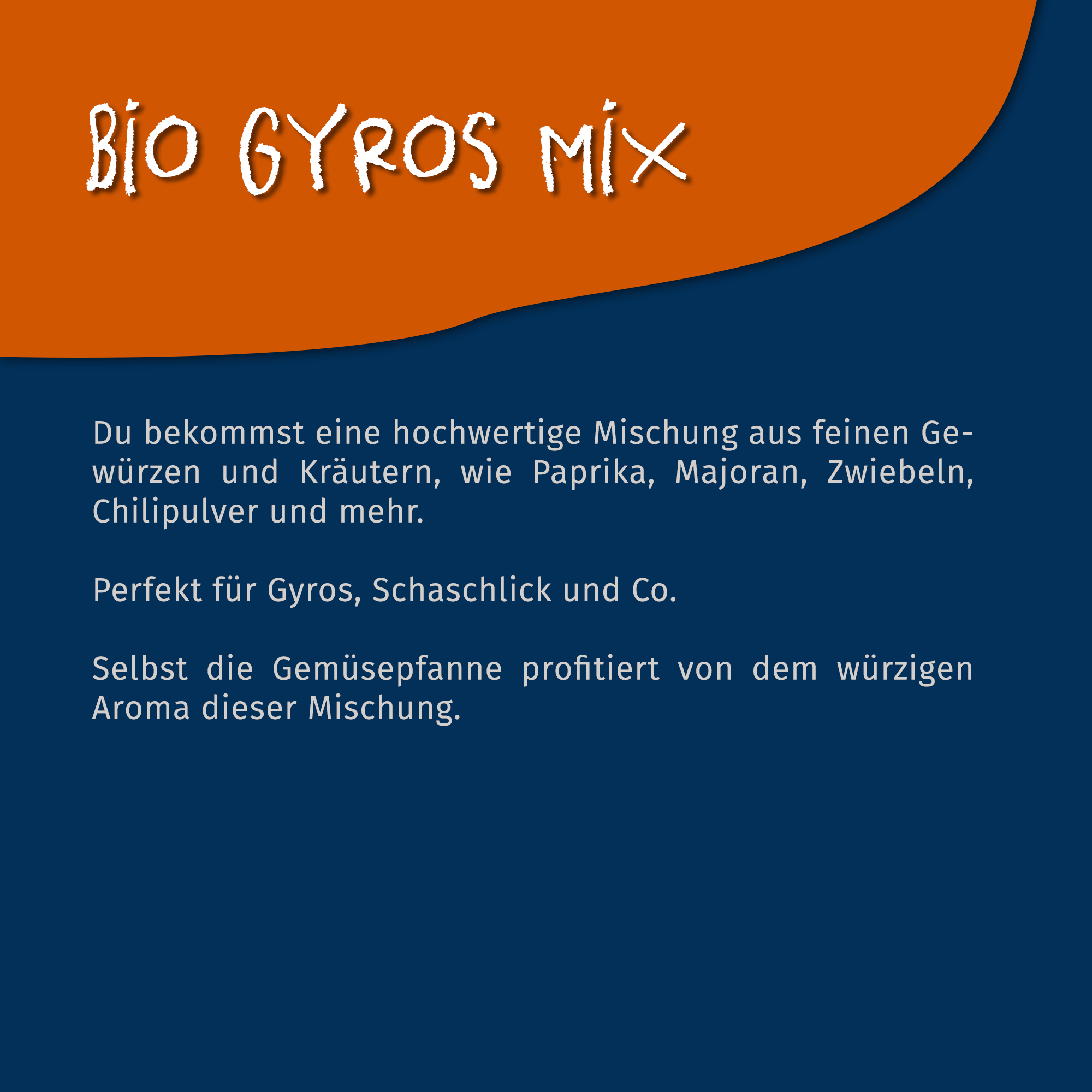 Bio Gyros Gewürzmischung
