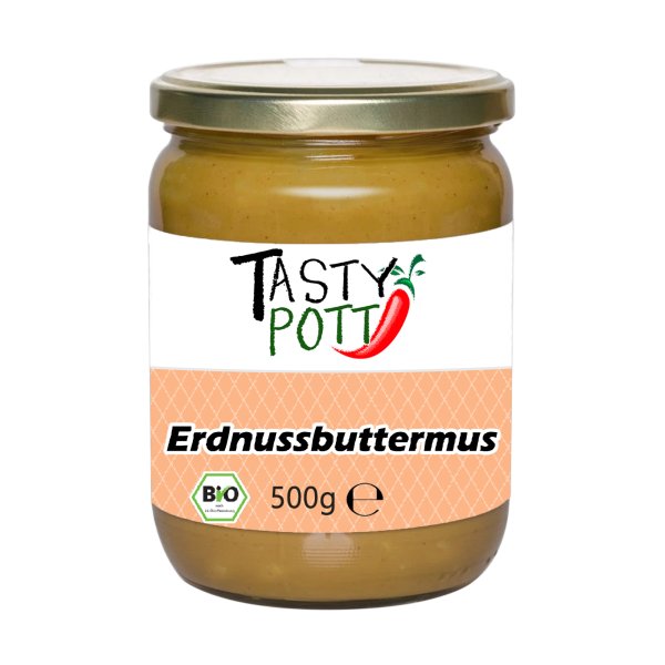 Tasty Pott Bio Erdnussbuttermus 500g