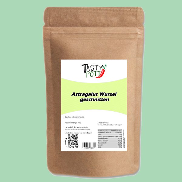 Tasty Pott Astragalus Wurzel geschnitten 1000g