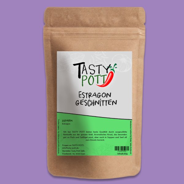 Tasty Pott Estragon geschnitten 250g Beutel