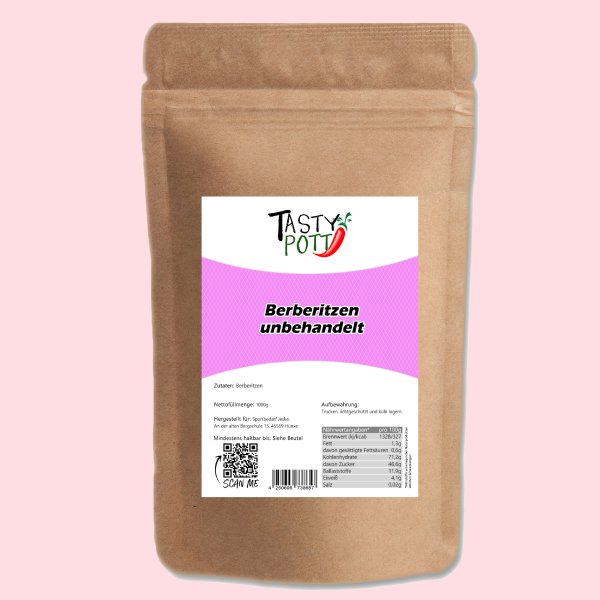 Tasty Pott Berberitzen getrocknet 1Kg