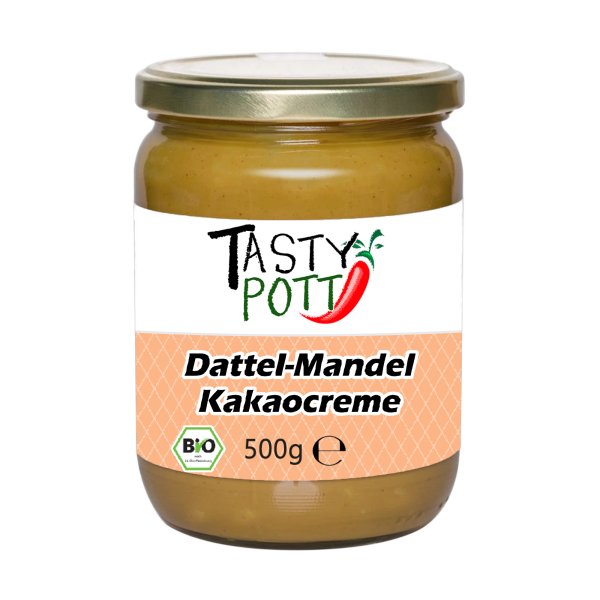 Tasty Pott Bio Dattel-Mandel-Kakaocreme 500g