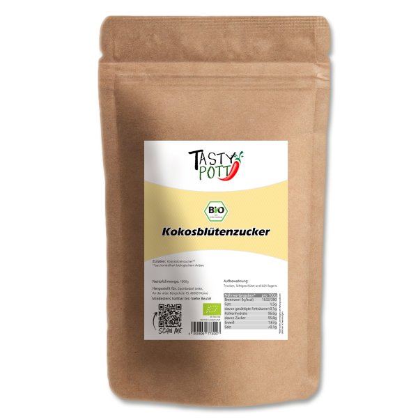 Tasty Pott Bio Kokosblütenzucker 1000g