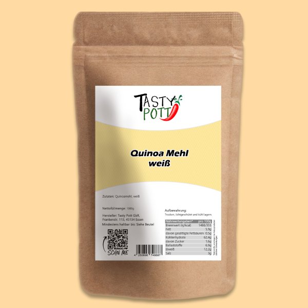 Tasty Pott Quinoa Mehl, weiss 1kg