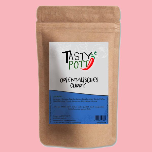 Tasty Pott orientalisches Curry Nachfüllbeutel 250g