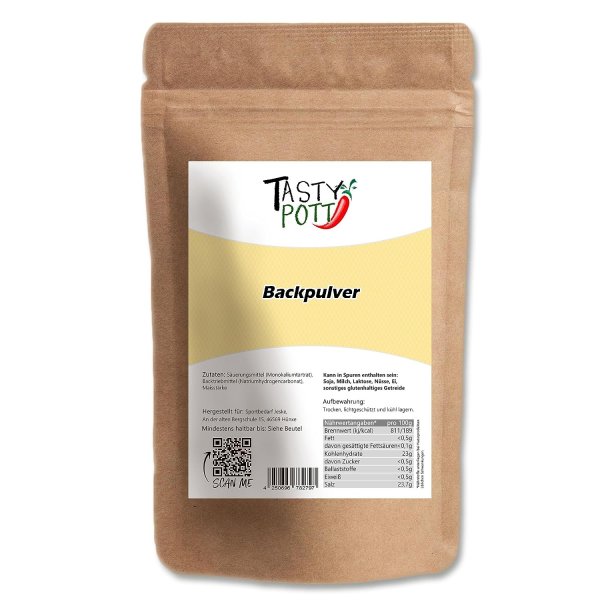 Tasty Pott Backpulver 500g Beutel