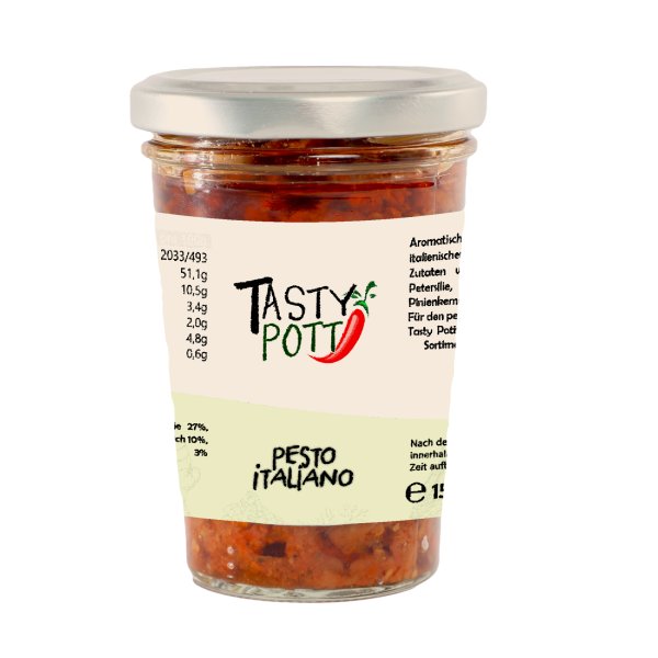 Tasty Pott Pesto Italiano 150g Glas