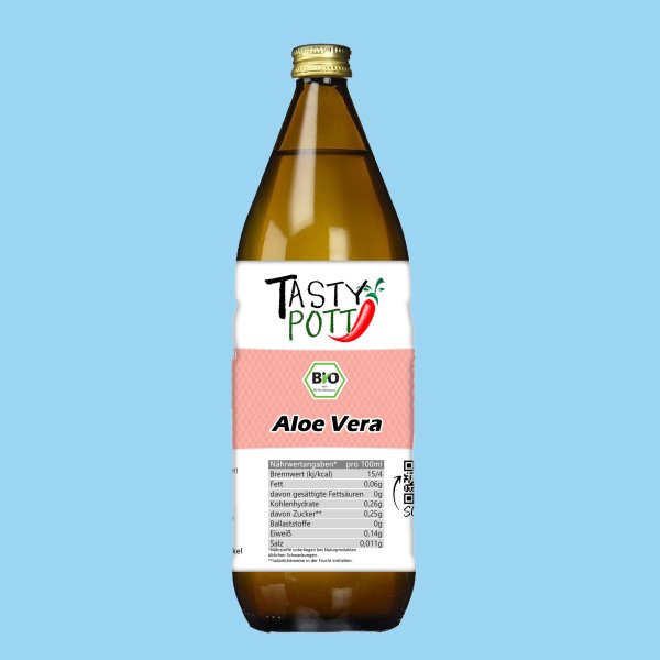 Tasty Pott Bio Aloe Vera 1L - Direktsaft