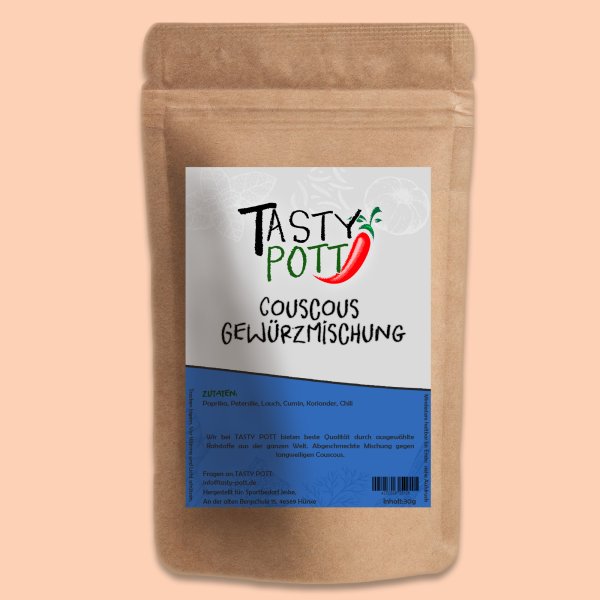 Tasty Pott Couscous Gewürzmischung 250g Beutel