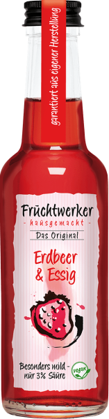 Fruchtwerker Erdbeer & Essig 250ml