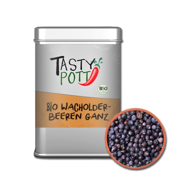 Tasty Pott Bio Wacholderbeeren - ganz - 50g