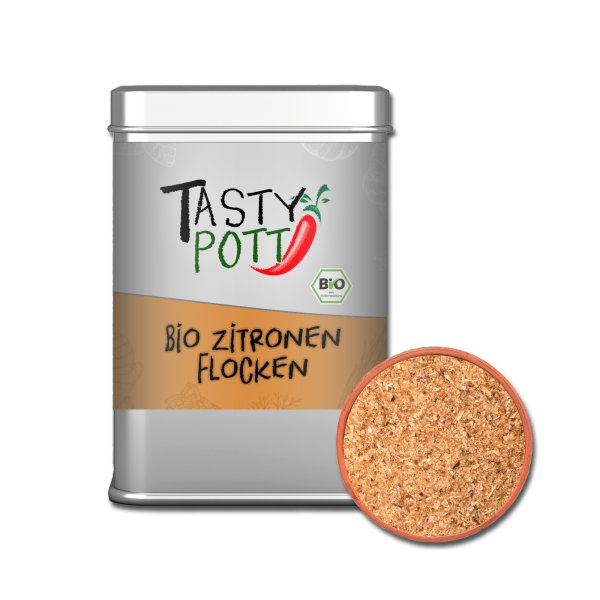 Tasty Pott Bio Zitronenflocken (Schale) 100g